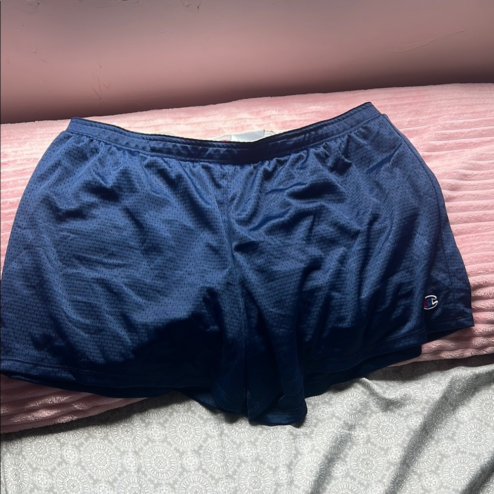 Plus size Champion Navy Blue Athletic Shorts